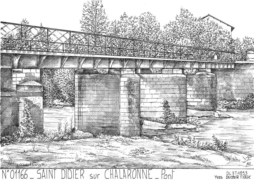 N 01166 - ST DIDIER SUR CHALARONNE - pont