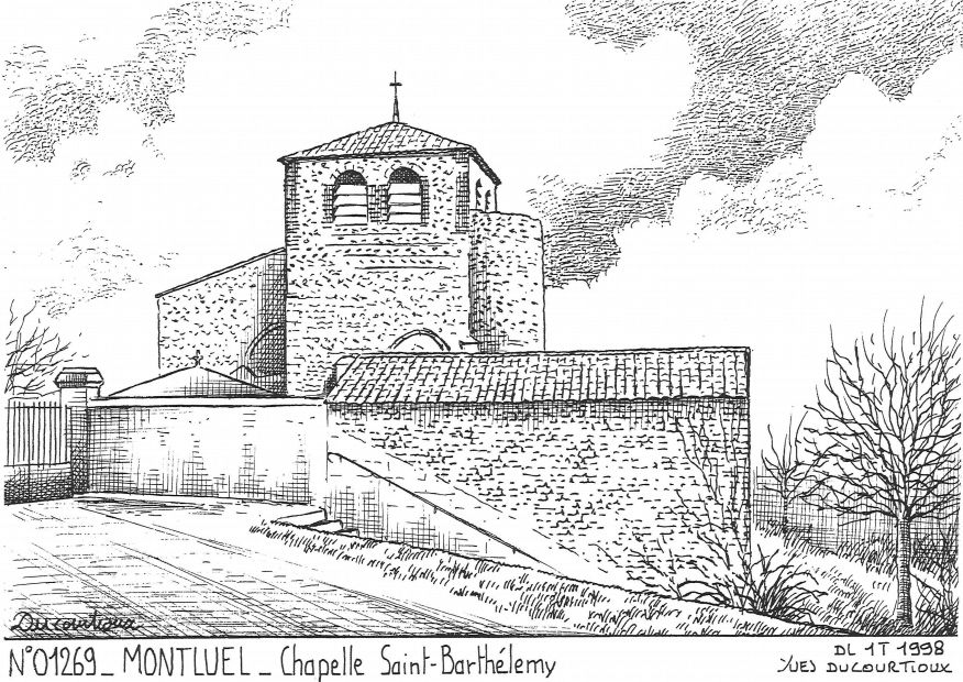N 01269 - MONTLUEL - chapelle st barthel�my