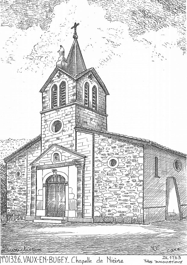 N 01326 - VAUX EN BUGEY - chapelle de ni�vre