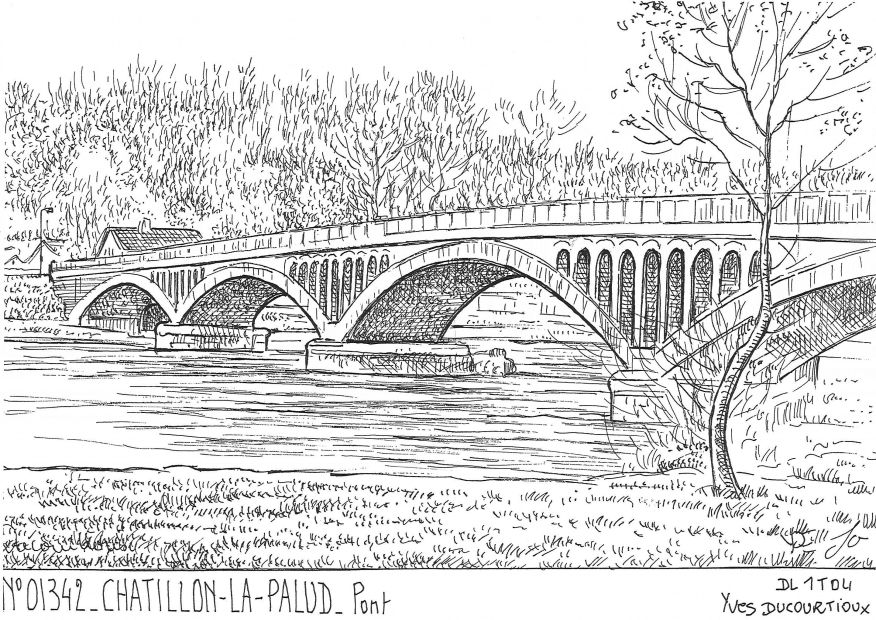 N 01342 - CHATILLON LA PALUD - pont