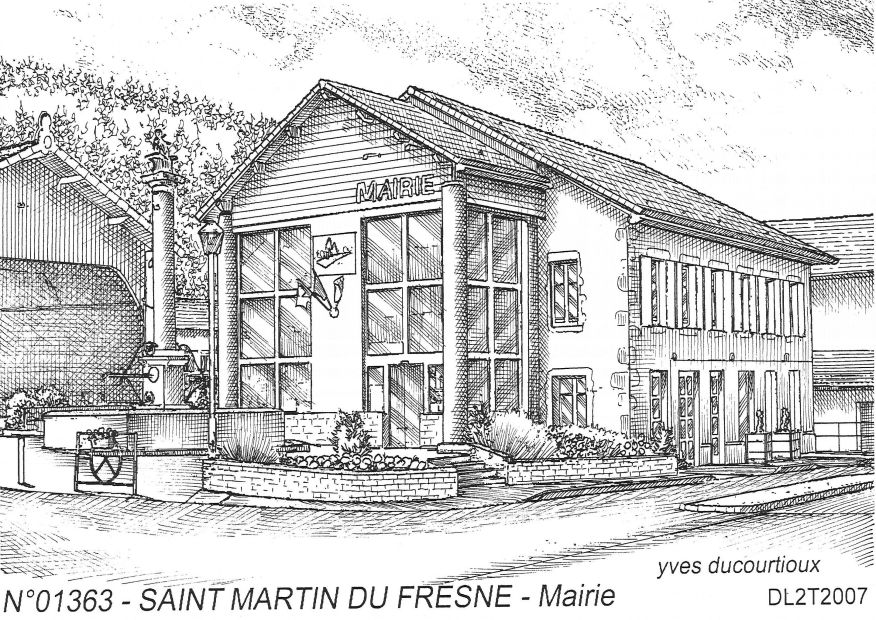N 01363 - ST MARTIN DU FRESNE - mairie
