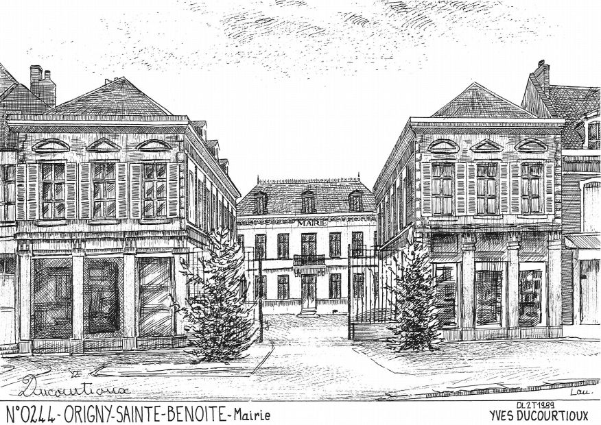 N 02044 - ORIGNY STE BENOITE - mairie