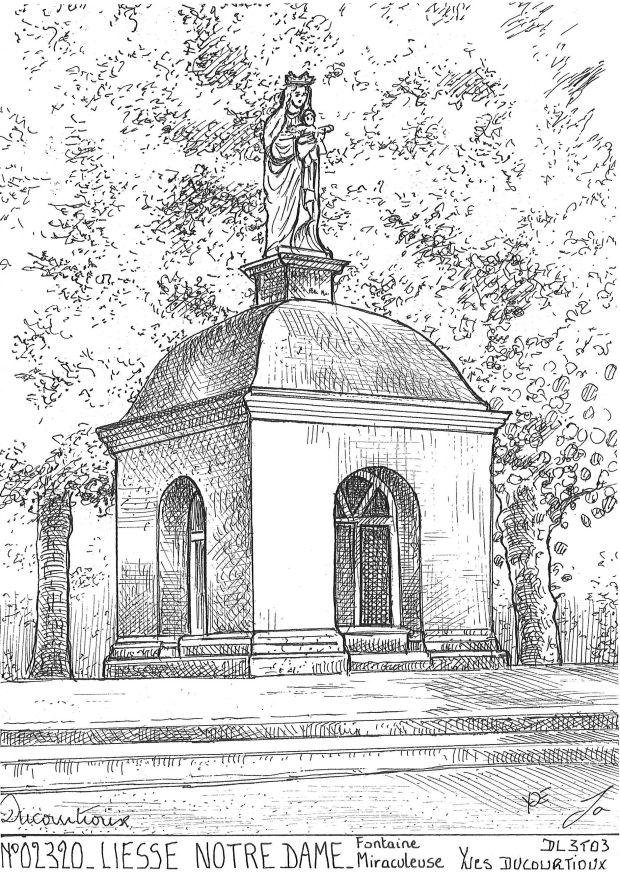 N 02320 - LIESSE NOTRE DAME - fontaine miraculeuse