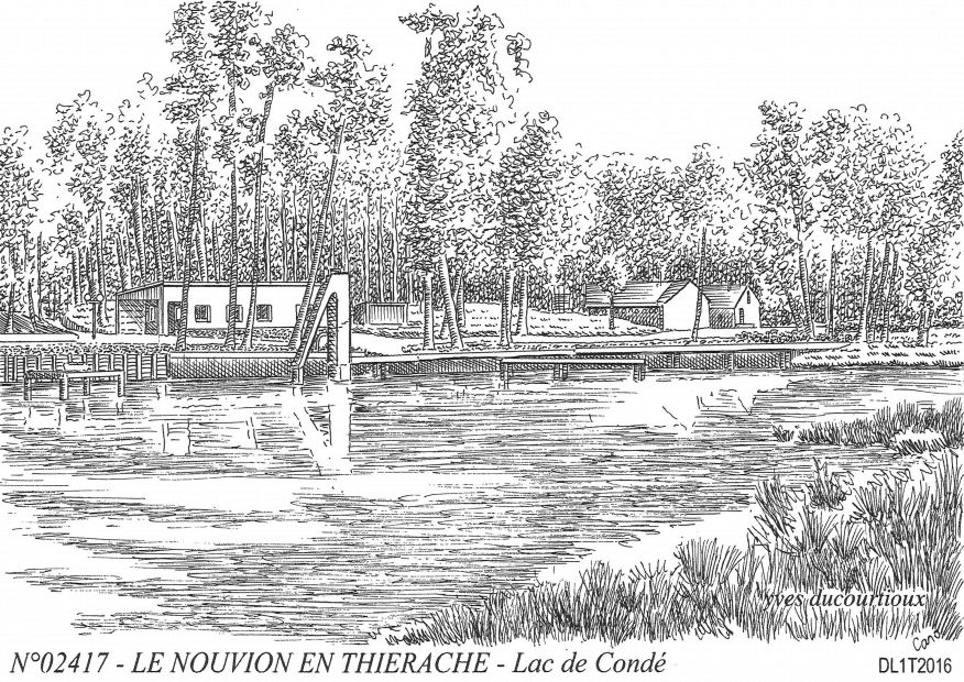 N 02417 - LE NOUVION EN THIERACHE - lac de cond�