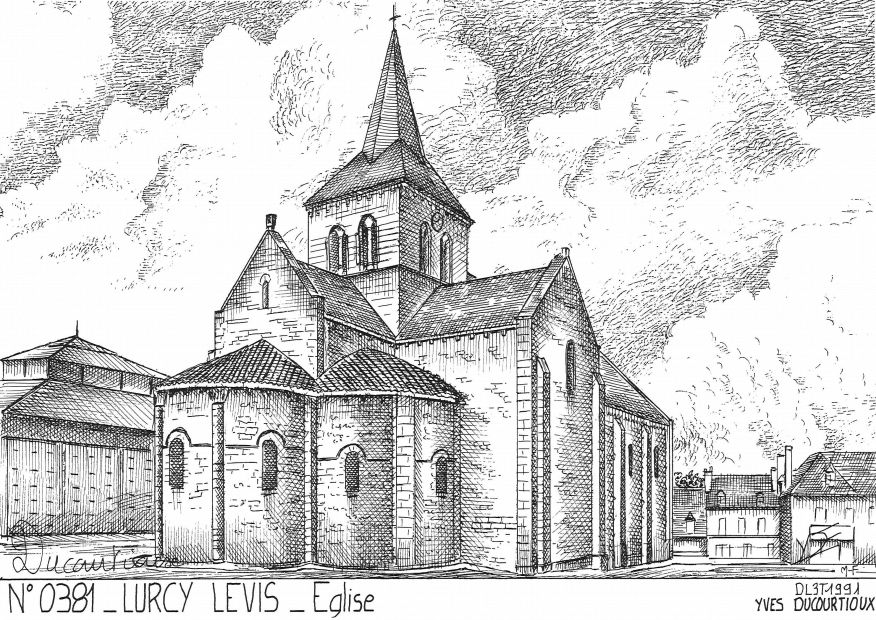 N 03081 - LURCY LEVIS - �glise