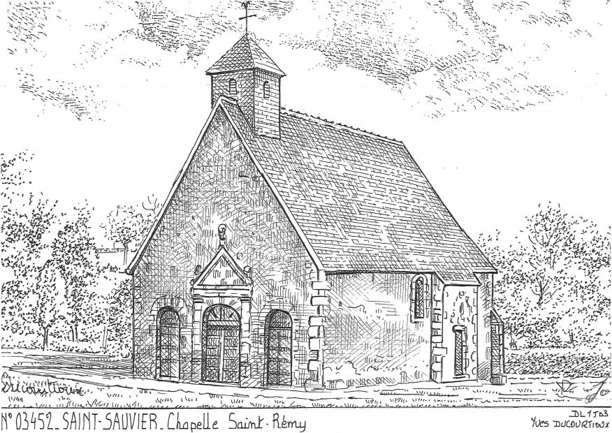 N 03452 - ST SAUVIER - chapelle st r�my