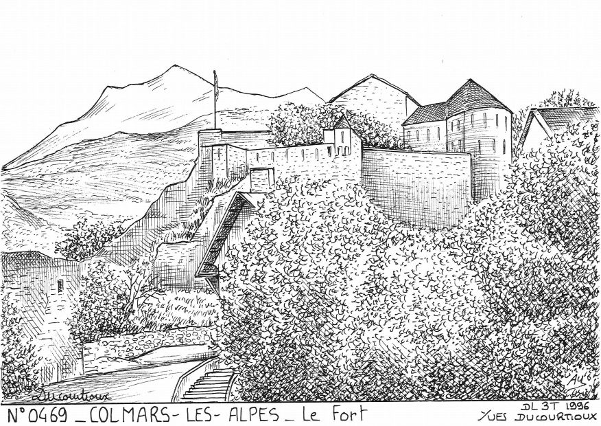 N 04069 - COLMARS LES ALPES - le fort