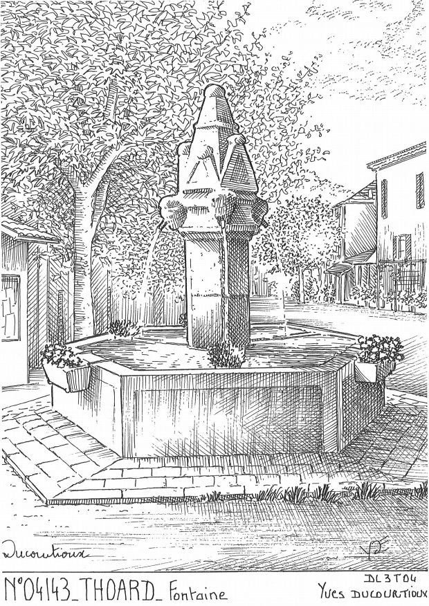 N 04143 - THOARD - fontaine