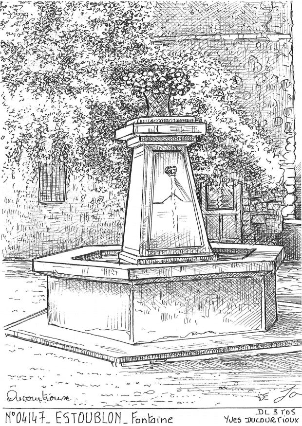 N 04147 - ESTOUBLON - fontaine
