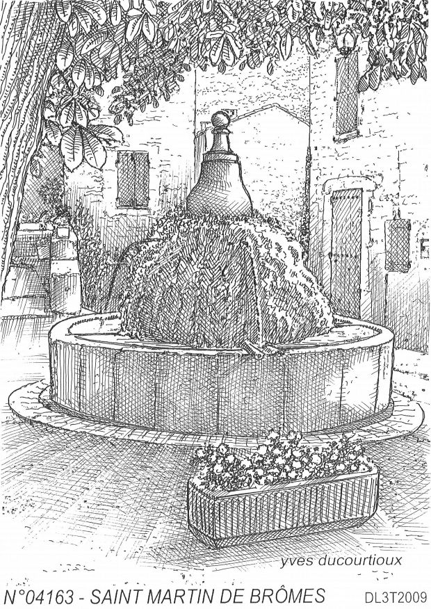N 04163 - ST MARTIN DE BROMES - fontaine