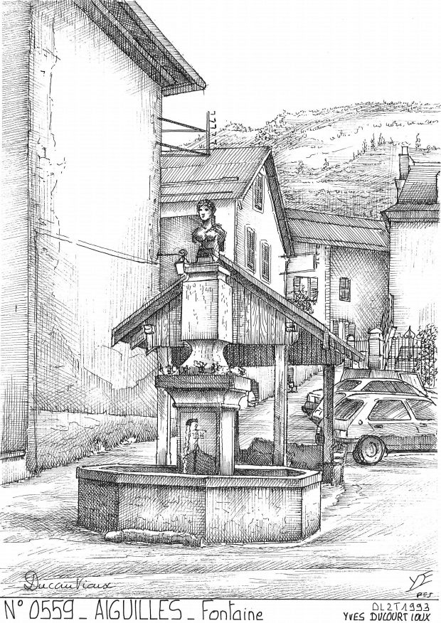 N 05059 - AIGUILLES - fontaine