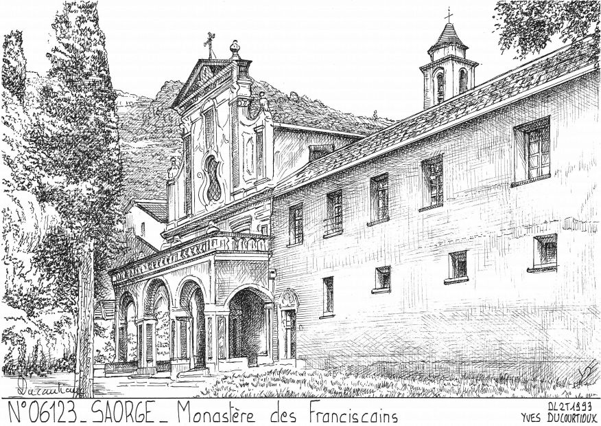 N 06123 - SAORGE - monast�re des franciscains