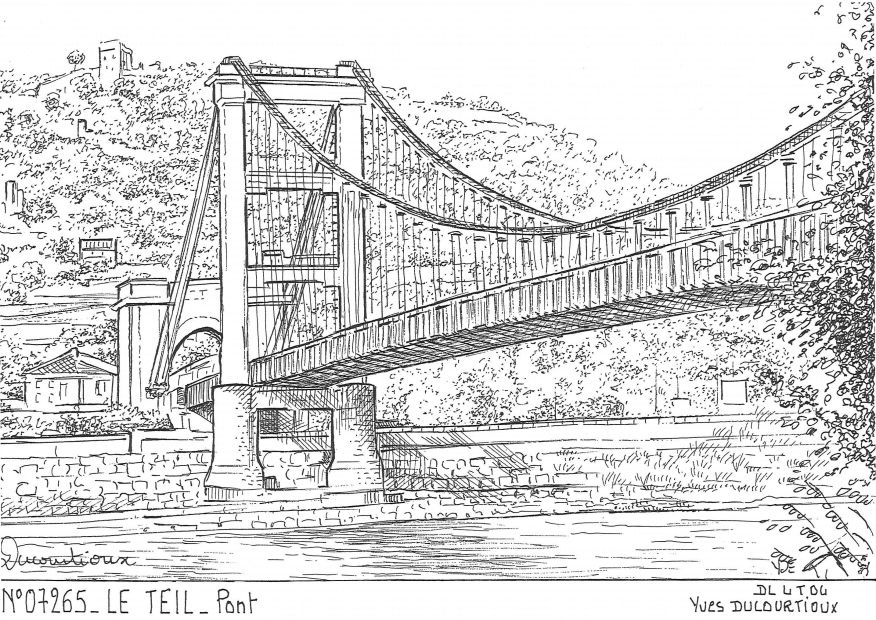 N 07265 - LE TEIL - pont