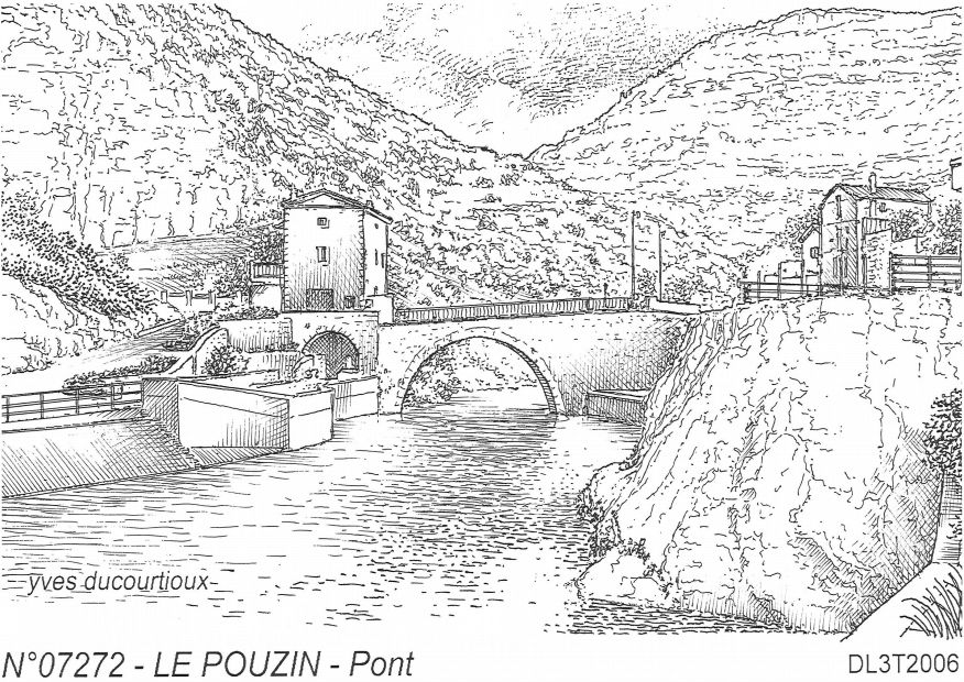 N 07272 - LE POUZIN - pont