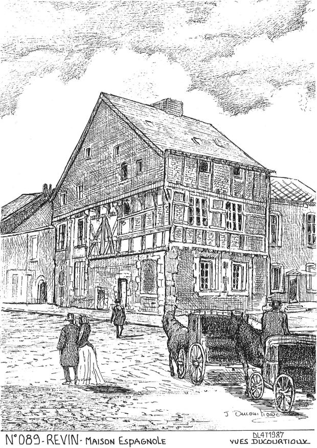 Souvenirs REVIN - maison espagnole