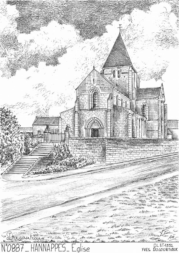 N 08087 - HANNAPPES - glise