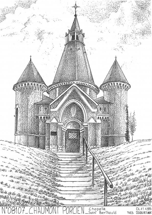 N 08107 - CHAUMONT PORCIEN - chapelle st berthauld