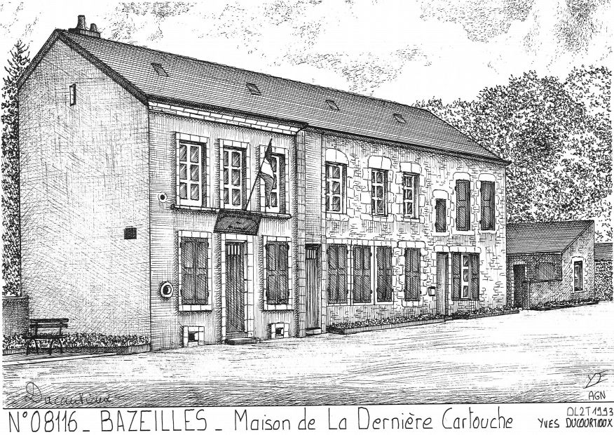 N 08116 - BAZEILLES - maison de la dernire cartouch