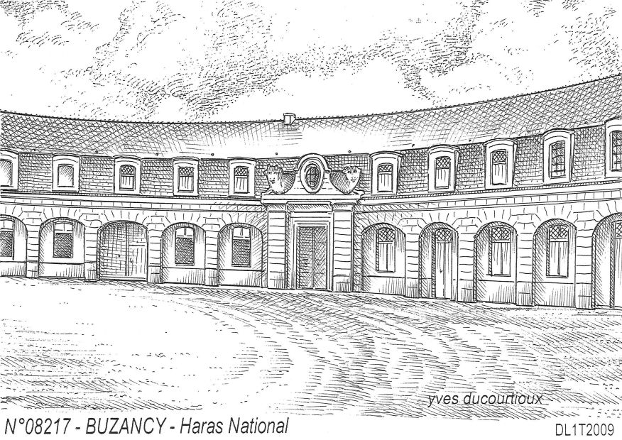 N 08217 - BUZANCY - haras national