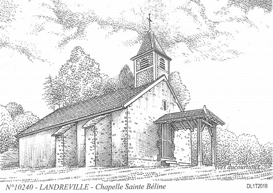 N 10240 - LANDREVILLE - chapelle ste bline