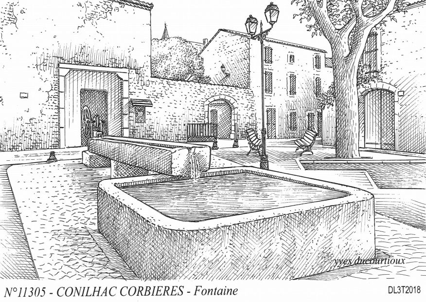 N 11305 - CONILHAC CORBIERES - fontaine