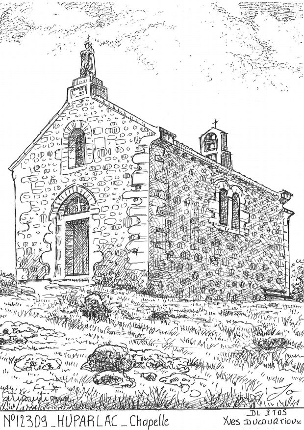 N 12309 - HUPARLAC - chapelle