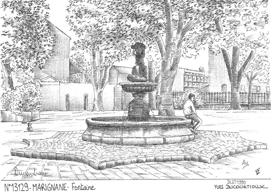 N 13129 - MARIGNANE - fontaine