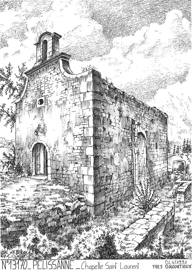 N 13170 - PELISSANNE - chapelle st laurent