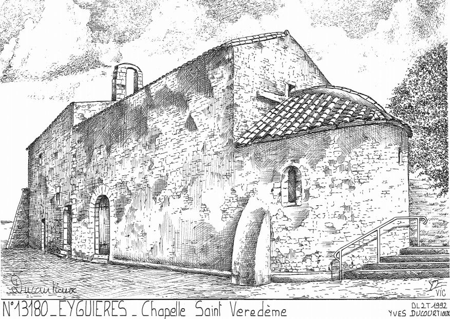 N 13180 - EYGUIERES - chapelle st veredme