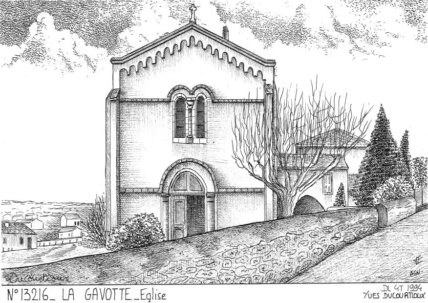 N 13216 - LA GAVOTTE - �glise