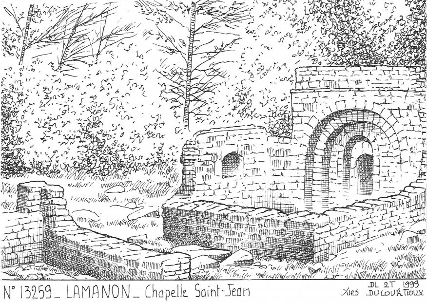N 13259 - LAMANON - chapelle st jean