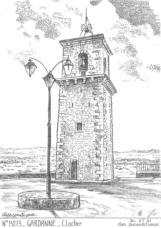 N 13273 - GARDANNE - clocher