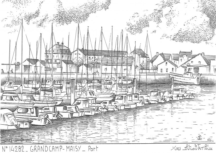 N 14282 - GRANDCAMP MAISY - port