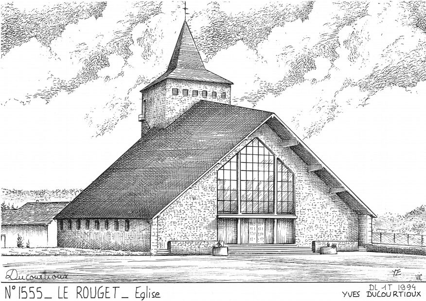 N 15055 - LE ROUGET - �glise