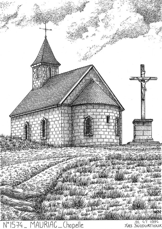 N 15074 - MAURIAC - chapelle