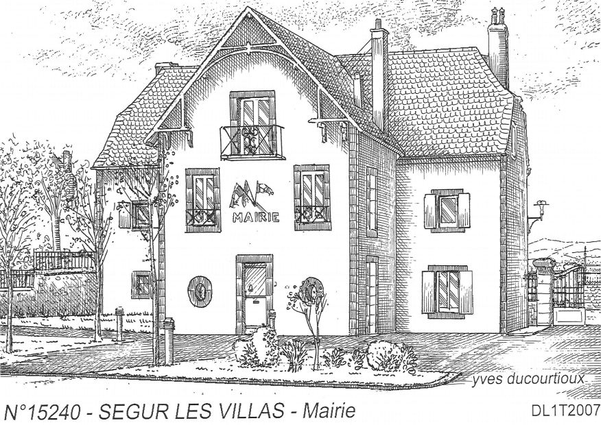 N 15240 - SEGUR LES VILLAS - mairie