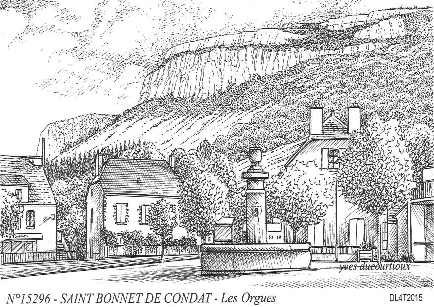 N 15296 - ST BONNET DE CONDAT - les orgues