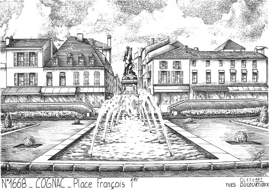 N 16068 - COGNAC - place fran�ois 1er