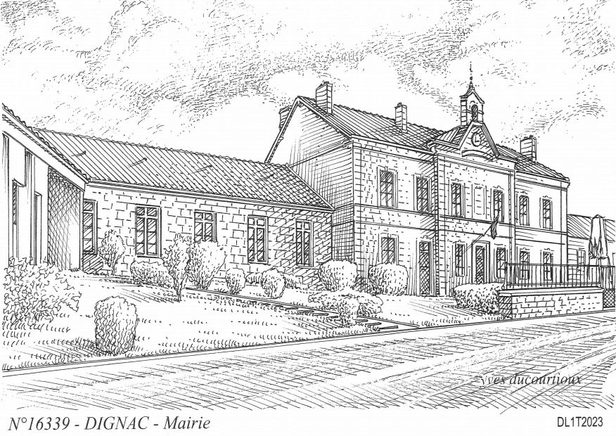 N 16339 - DIGNAC - mairie