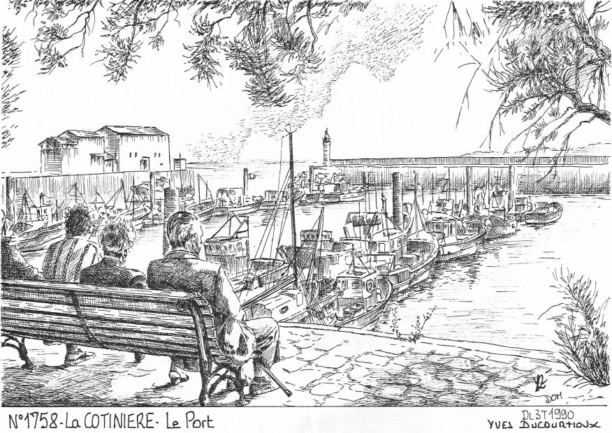 N 17058 - LA COTINIERE - le port