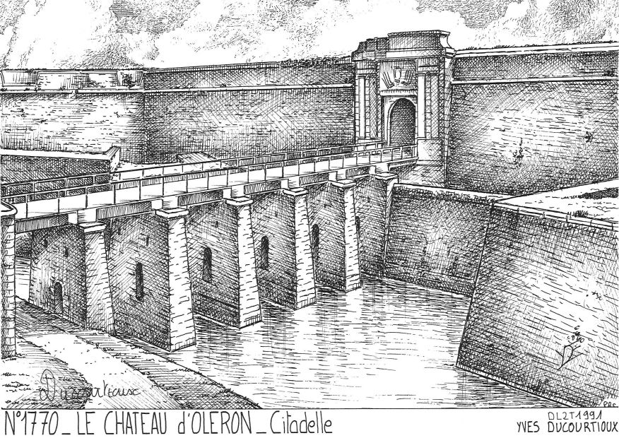 N 17070 - LE CHATEAU D OLERON - citadelle