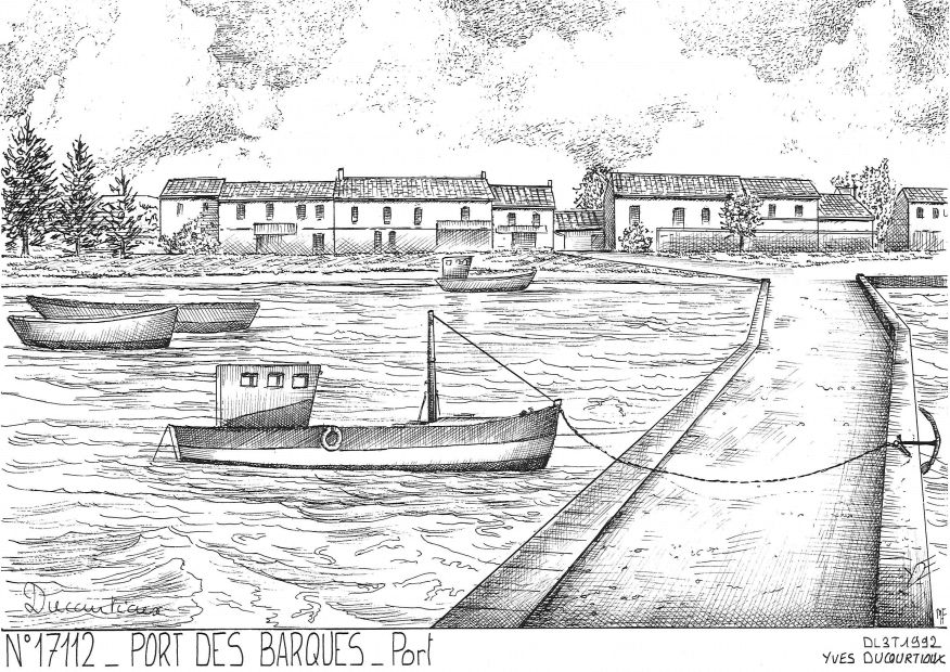 N 17112 - PORT DES BARQUES - port