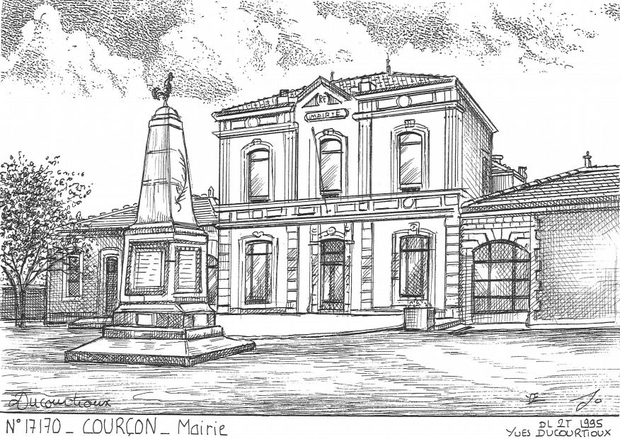 N 17170 - COURCON - mairie