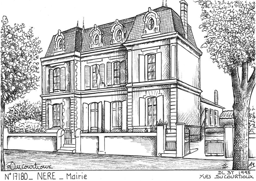 N 17180 - NERE - mairie