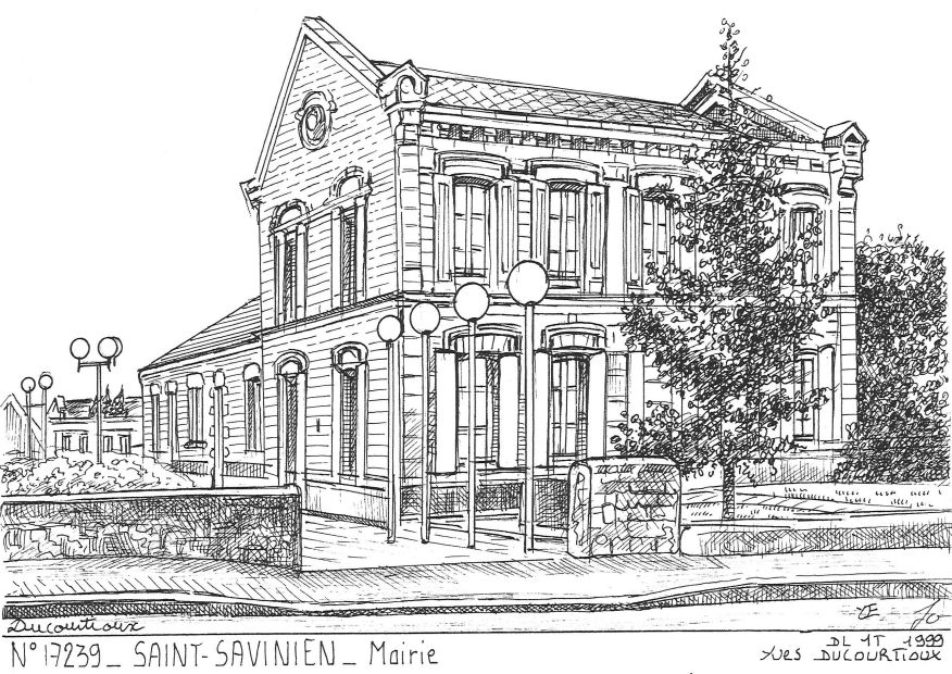 N 17239 - ST SAVINIEN - mairie