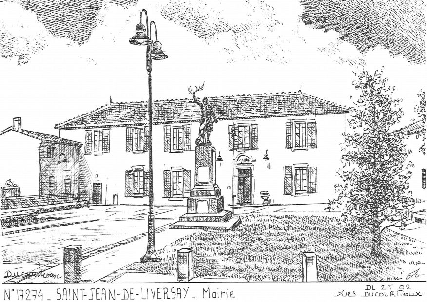 N 17274 - ST JEAN DE LIVERSAY - mairie