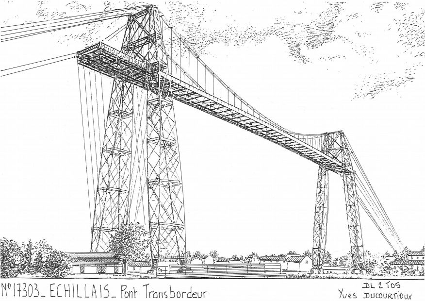 N 17303 - ECHILLAIS - pont transbordeur