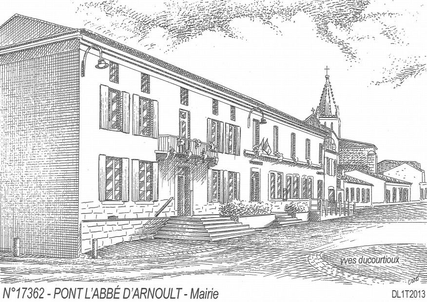 N 17362 - PONT L ABBE D ARNOULT - mairie