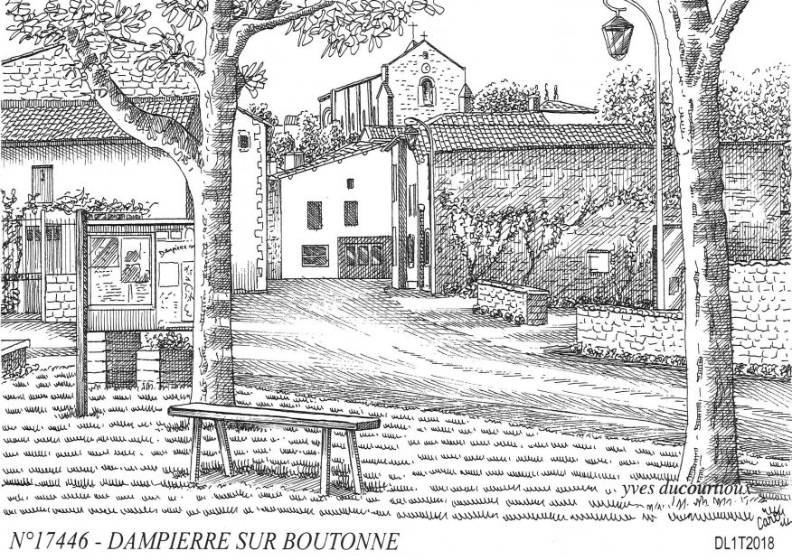 N 17446 - DAMPIERRE SUR BOUTONNE - vue