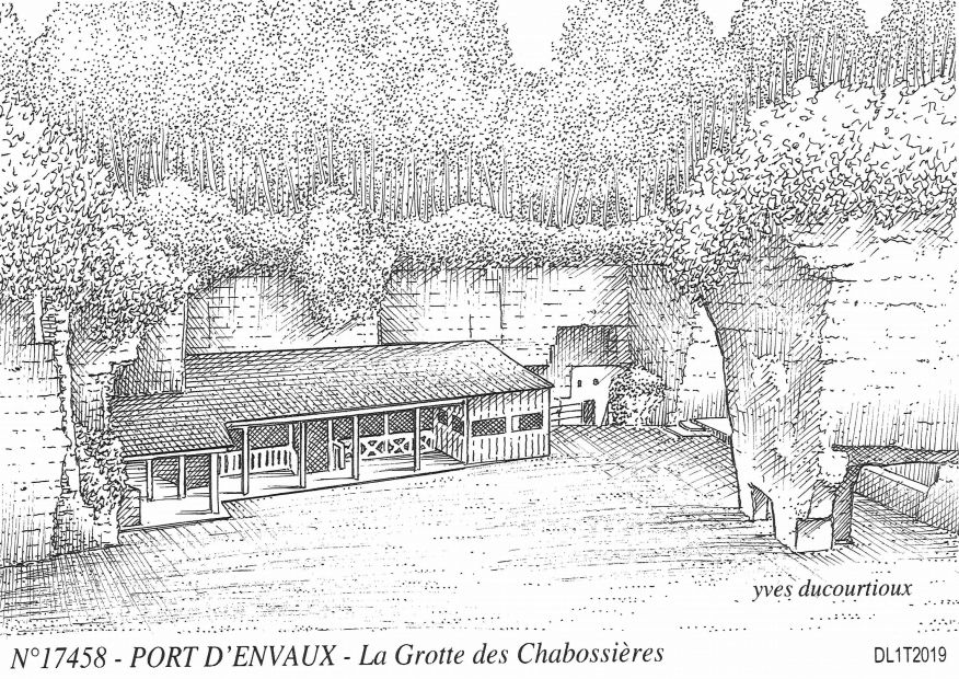 N 17458 - PORT D ENVAUX - la grotte des chabossi�res